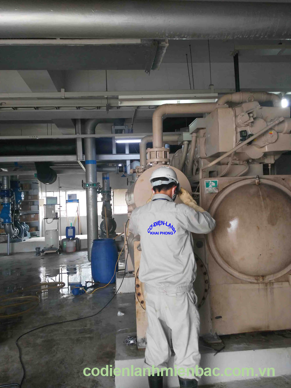 Tẩy cặn Chiller tại Hải Dương