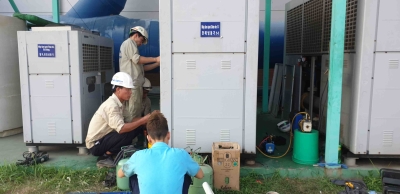 Sửa chữa chiller tại Kiến Thụy Hải Phòng