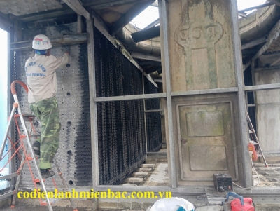 Thay thế tấm tản nhiệt tại Hải Dương