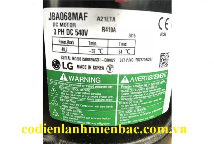 Máy nén JBA068MAF 